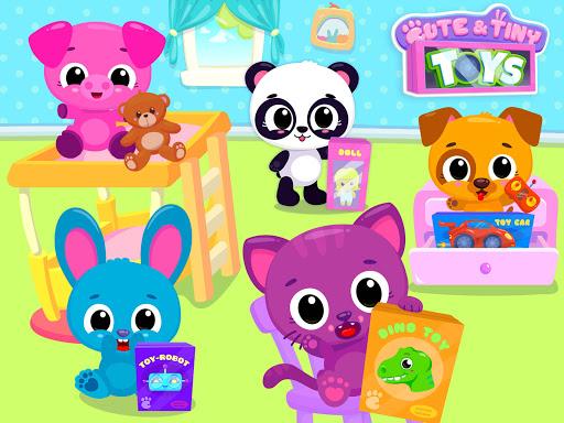 Cute & Tiny Toys - Doll, Dino, Car, Bear & Robot - Gameplay image of android game