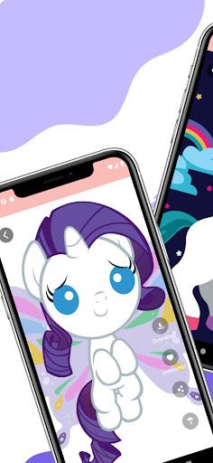 Cute Pony Wallpaper HD 4K - Image screenshot of android app