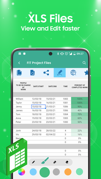Document Reader: PDF/DOCS/XLSX - عکس برنامه موبایلی اندروید