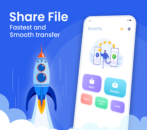 SHARE: Share it, File Transfer - عکس برنامه موبایلی اندروید