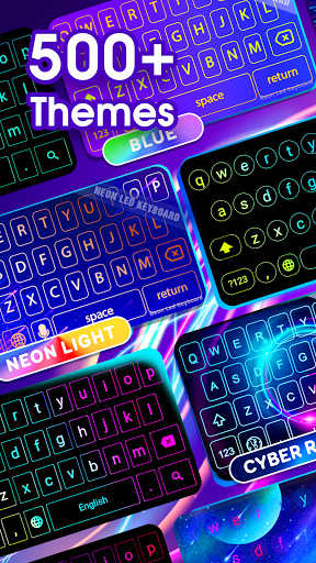 Custom Keyboard - Led Keyboard - عکس برنامه موبایلی اندروید