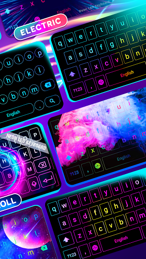 Neon Keyboard Wallpaper APK for Android Download