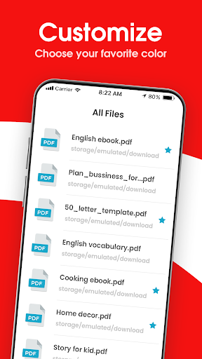 Fast PDF Reader: Read PDF - عکس برنامه موبایلی اندروید