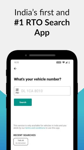 CarInfo - RTO Vehicle Info App - Image screenshot of android app