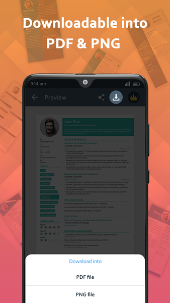 Resume Builder: CV Maker - Image screenshot of android app