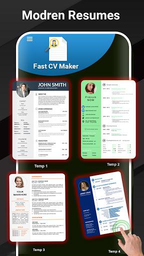 Resume Builder PDF-Cv Maker - عکس برنامه موبایلی اندروید