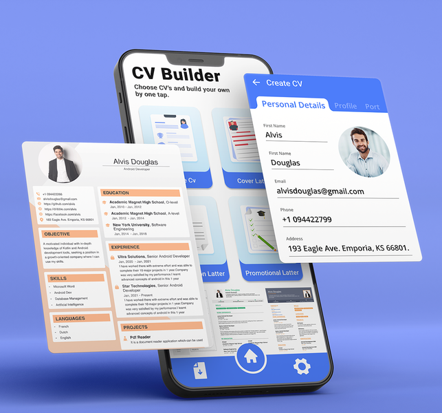 Resume Maker – CV Builder 2024 - عکس برنامه موبایلی اندروید