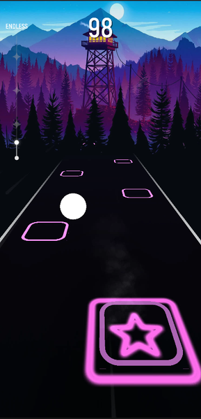 Lady Diana Tiles Rush EDM Hop - عکس بازی موبایلی اندروید