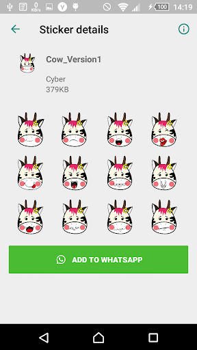 WAStickers for fun - Image screenshot of android app