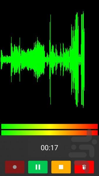 ضبط کننده صدای حرفه ای صبا - عکس برنامه موبایلی اندروید