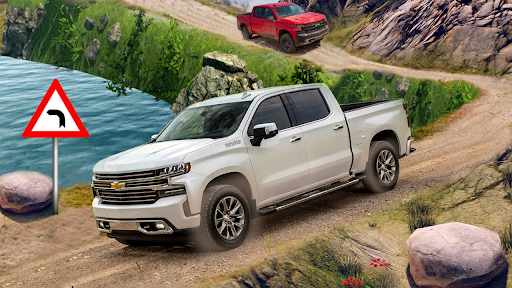 Pickup Truck: 4x4 Offroad Game - Gameplay image of android game