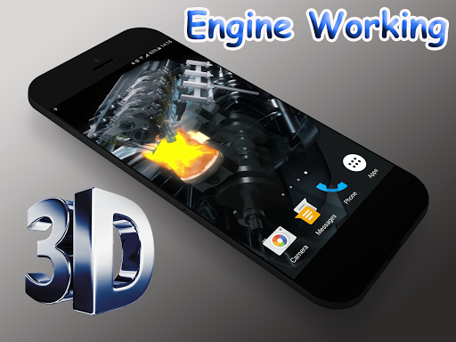 Engine 3D Live Wallpaper - Image screenshot of android app