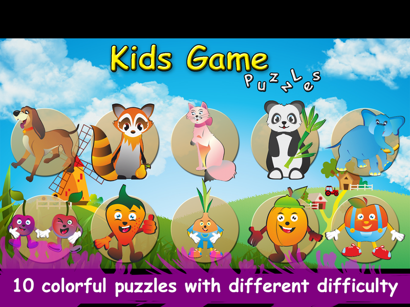 Kids Game: Puzzles 2 - عکس بازی موبایلی اندروید