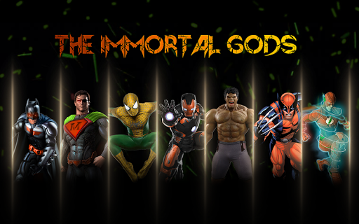 Superhero Fight Immortal Gods - Gameplay image of android game