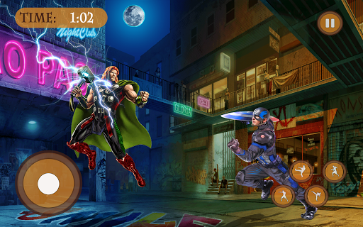 Superhero Fight Immortal Gods - Gameplay image of android game