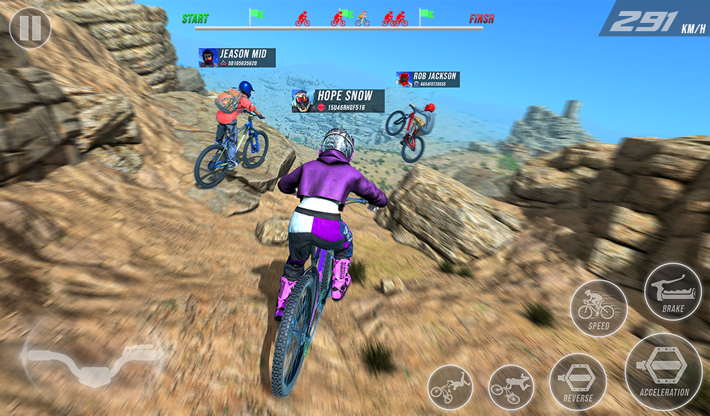 Cycle Stunt - BMX Bicycle Race - عکس بازی موبایلی اندروید