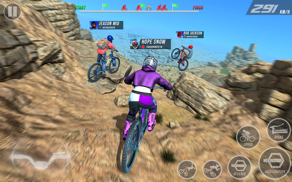 Cycle Stunt - BMX Bicycle Race - عکس بازی موبایلی اندروید