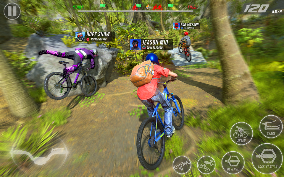 Cycle Stunt - BMX Bicycle Race - عکس بازی موبایلی اندروید