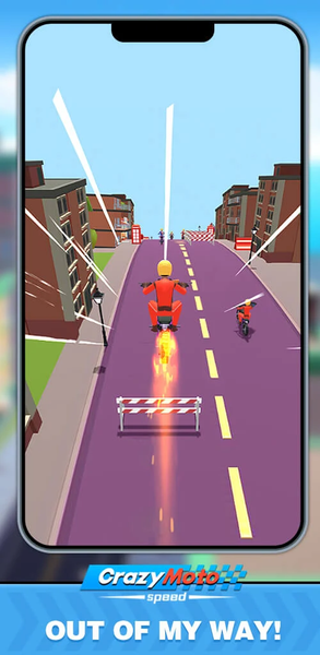 Crazy Moto - Gameplay image of android game