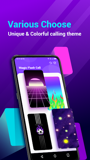 Magic Flash Call-Color Call Theme, Call screen - عکس برنامه موبایلی اندروید