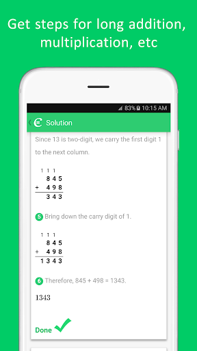 Cymath - Math Problem Solver - Image screenshot of android app