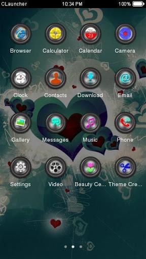 Best Heart Theme HD - Image screenshot of android app