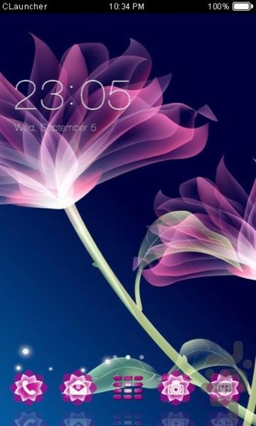 Neon.Flower.byNaz - Image screenshot of android app