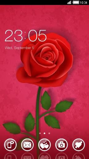Romantic Love Theme C Launcher - Image screenshot of android app