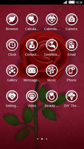 Romantic Love Theme C Launcher - Image screenshot of android app