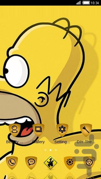 تم Simpsons - عکس برنامه موبایلی اندروید