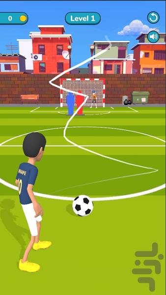 فوتبال ضربه آزاد : فینال جام جهانی - عکس بازی موبایلی اندروید