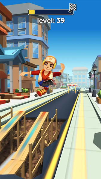 Roller Skating 3D - Gameplay image of android game
