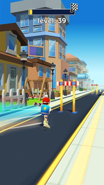 Roller Skating 3D - Gameplay image of android game