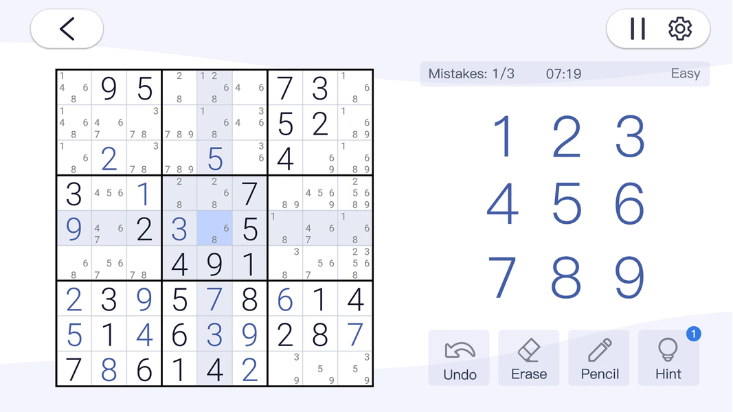 Sudoku - Classic Sudoku Puzzle - عکس بازی موبایلی اندروید