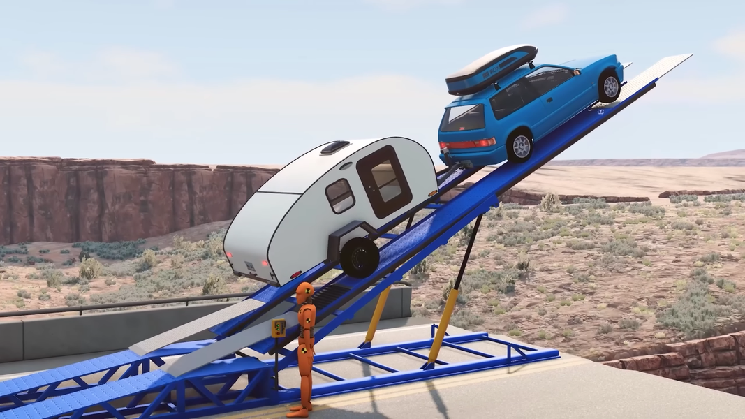 Crash Dummy Test : Drive Car - Gameplay image of android game