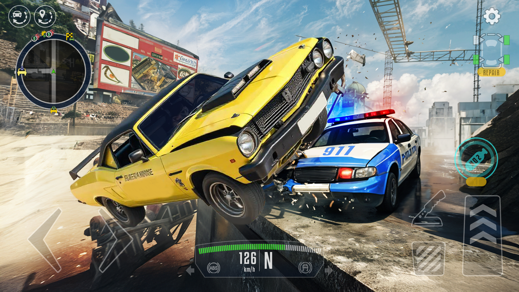 Car Crash Simulator 3D Game - عکس بازی موبایلی اندروید