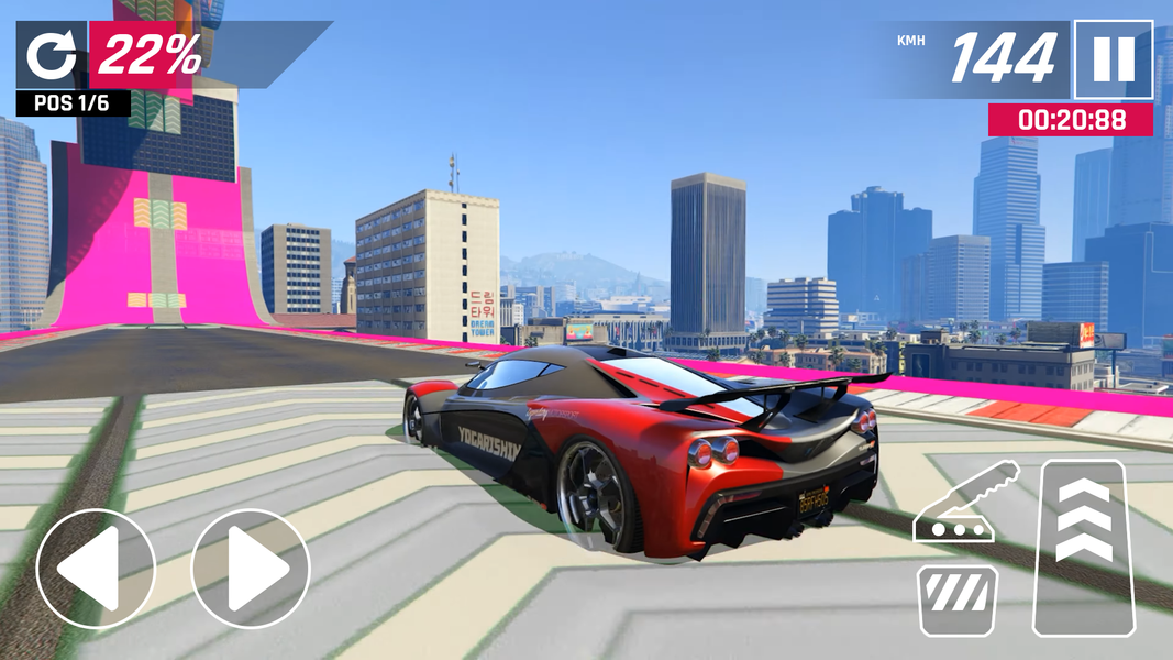 High Speed Car: Car Driving 3D - Gameplay image of android game