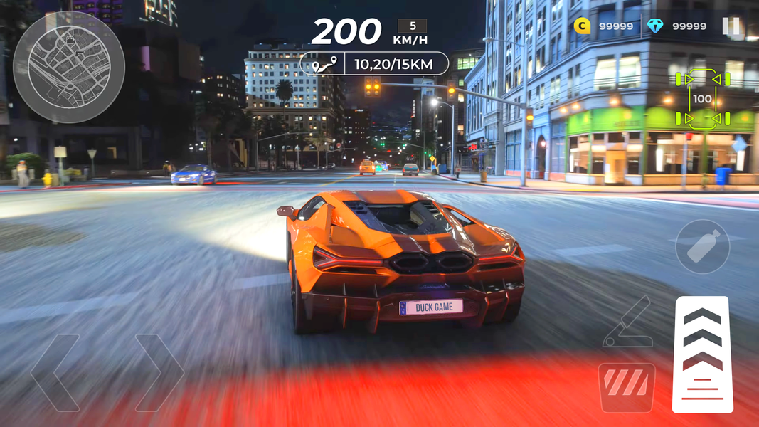 Car Driving: Drag Racing 3D - Gameplay image of android game