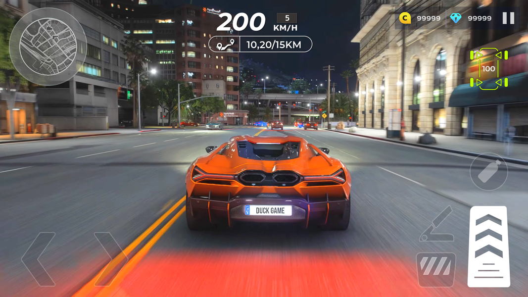 Car Driving: Drag Racing 3D - Gameplay image of android game