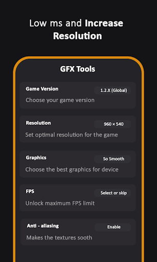 GFX Tool - Game Booster - Image screenshot of android app