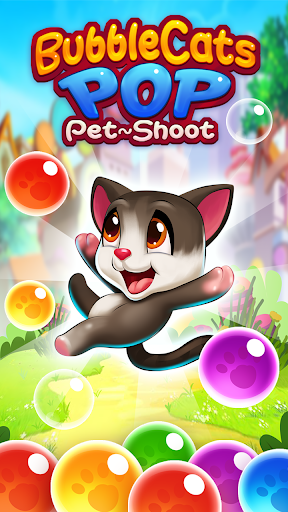 Bubble Cats Pop: Pet Shoot - Gameplay image of android game