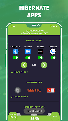 Hibernate: Battery Saver - عکس برنامه موبایلی اندروید