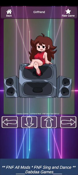 FNF Music Night Character Test - Gameplay image of android game