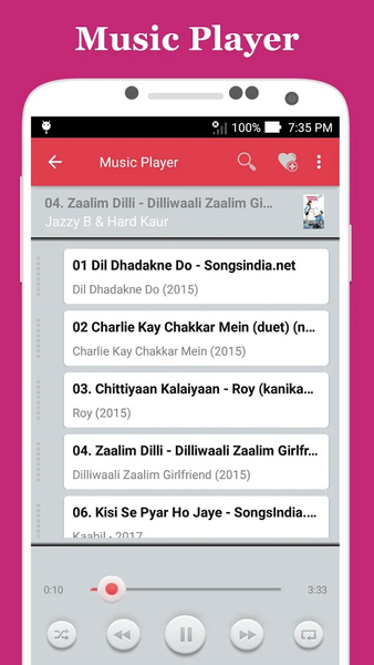 Music Player - Image screenshot of android app