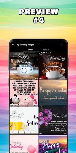 Days of the Week Images - عکس برنامه موبایلی اندروید