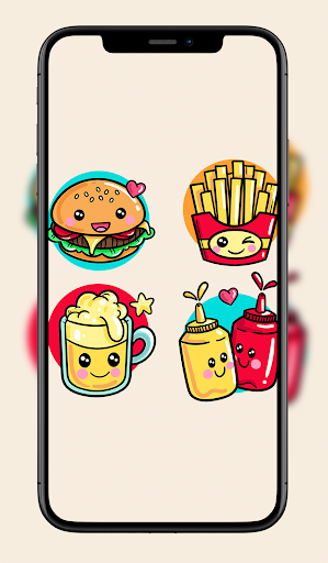 Food Kawaii Wallpapers - عکس برنامه موبایلی اندروید