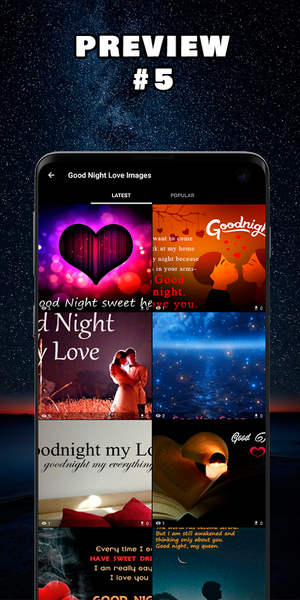 Good Night Images - عکس برنامه موبایلی اندروید