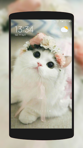Cute Cat Wallpaper HD 🐱 - Image screenshot of android app