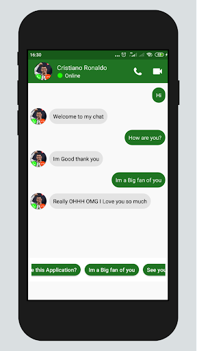 Call Ronaldo - Fake Video Call and Live Chat - Image screenshot of android app