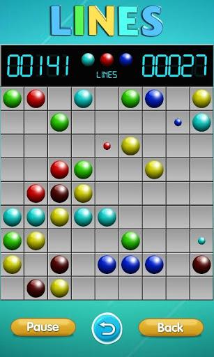 Lines Color Balls - Brain Game - عکس بازی موبایلی اندروید